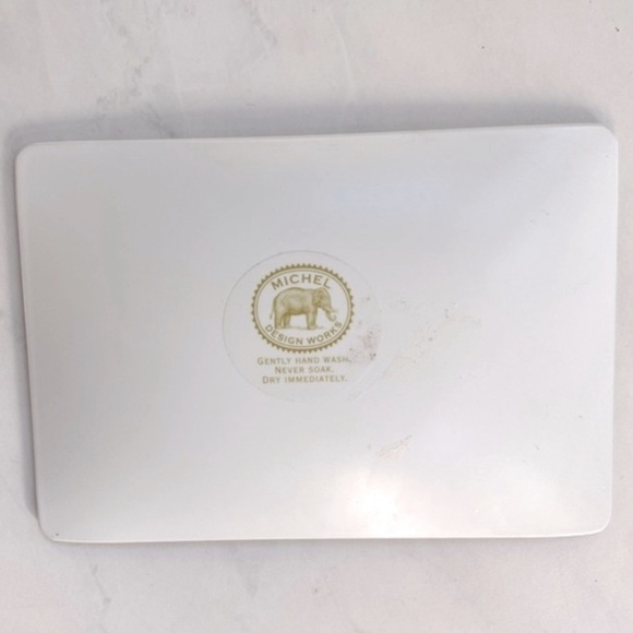 Michel Design Works Glass Butterfly Papillon Soap Dish NWT - Picture 6 of 7